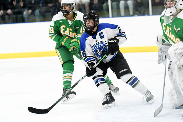 Rogers forward Avery Farrell leads the Royals attack.