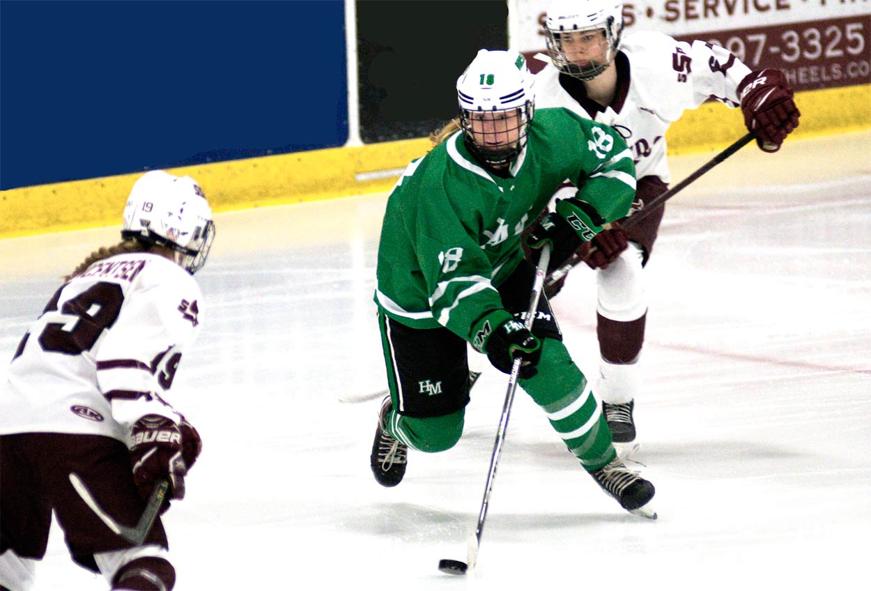 Hill-Murray junior forward Chloe Boreen leads the Pioneers with 39 goals this season.<br>